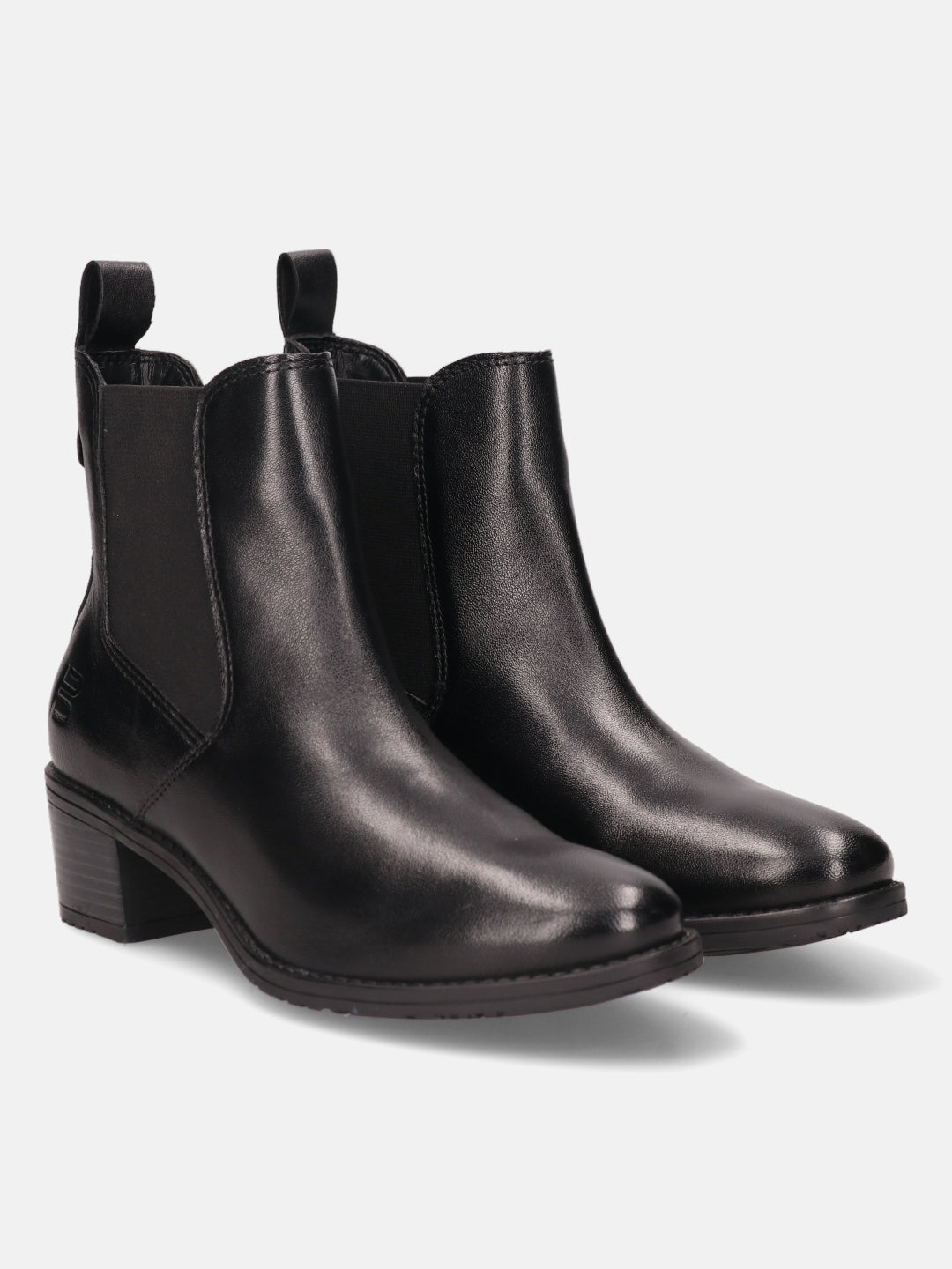 BAGATT Ruby Black Premium Leather Chelsea Boots