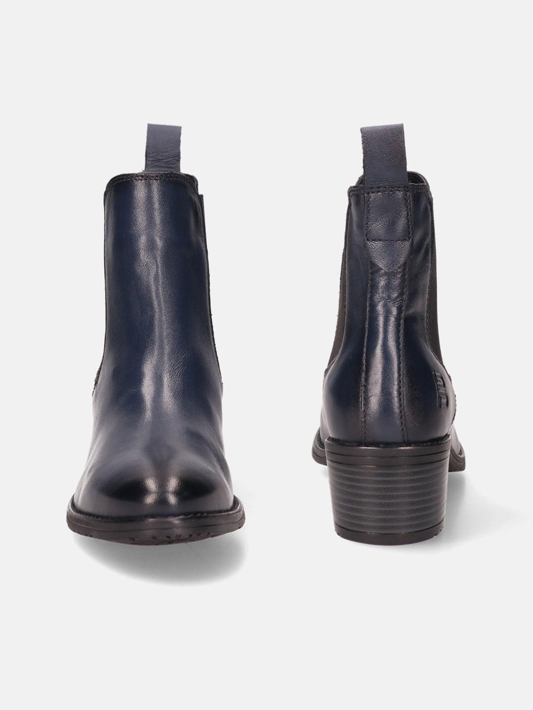 BAGATT  Ruby Dark Blue Premium Leather Chelsea Boots