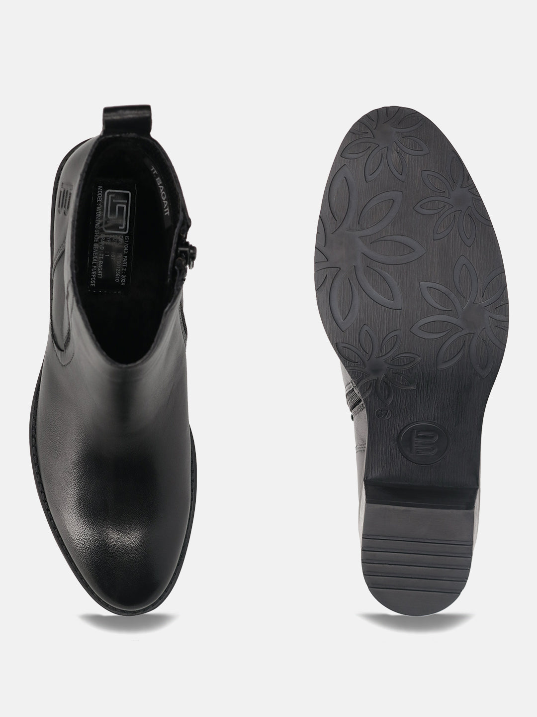 BAGATT Black Premium Leather Boots