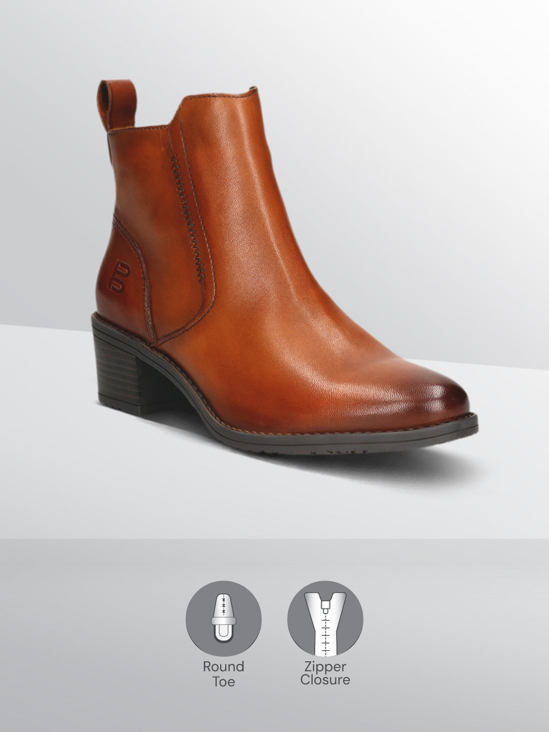 TT.BAGATT Ruby I Cognac Premium Leather Bootie