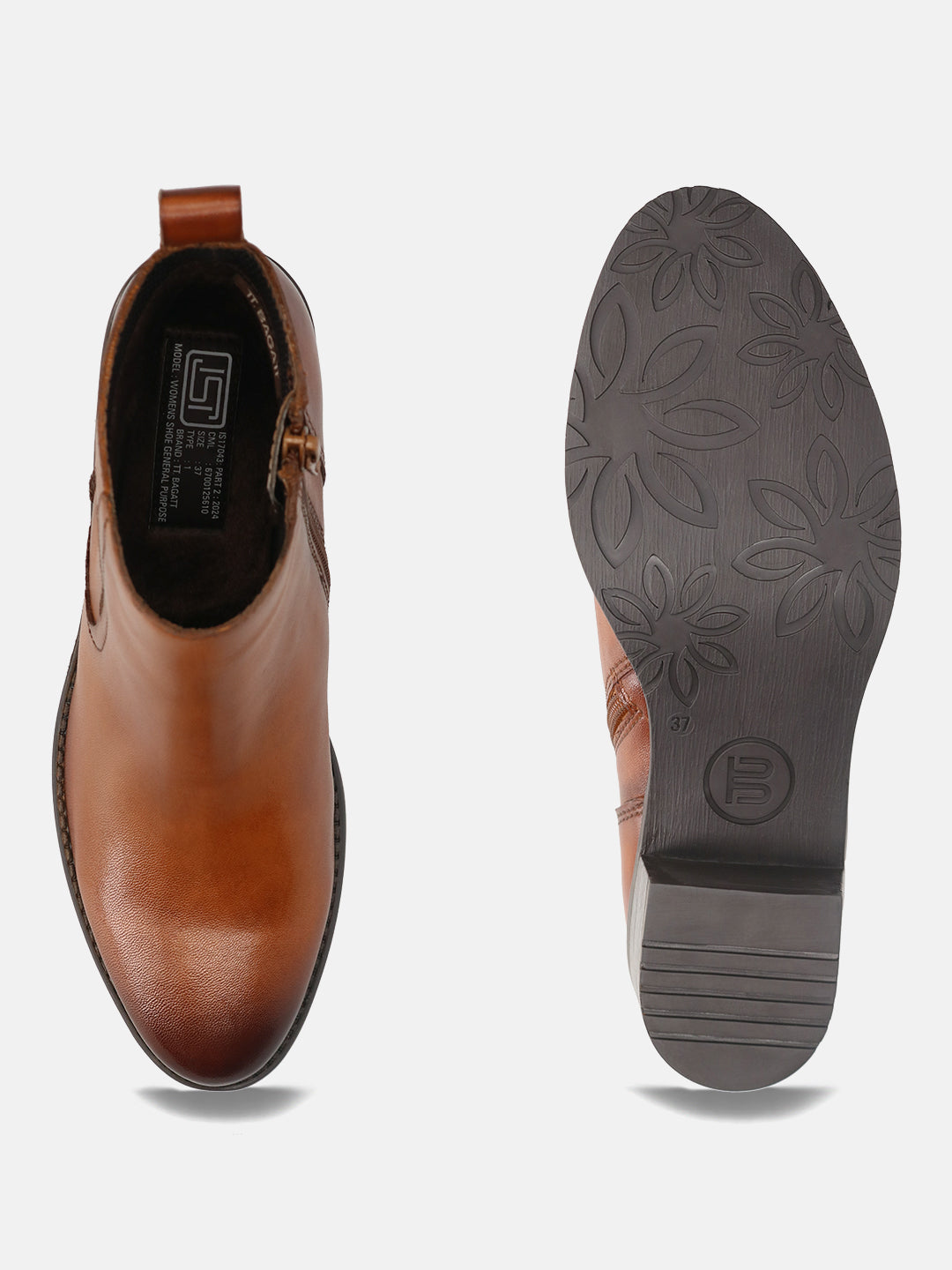 TT.BAGATT Ruby I Cognac Premium Leather Bootie