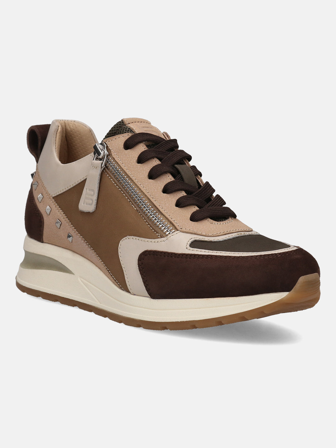 BAGATT Venice Dark Brown Mid Top Sneakers