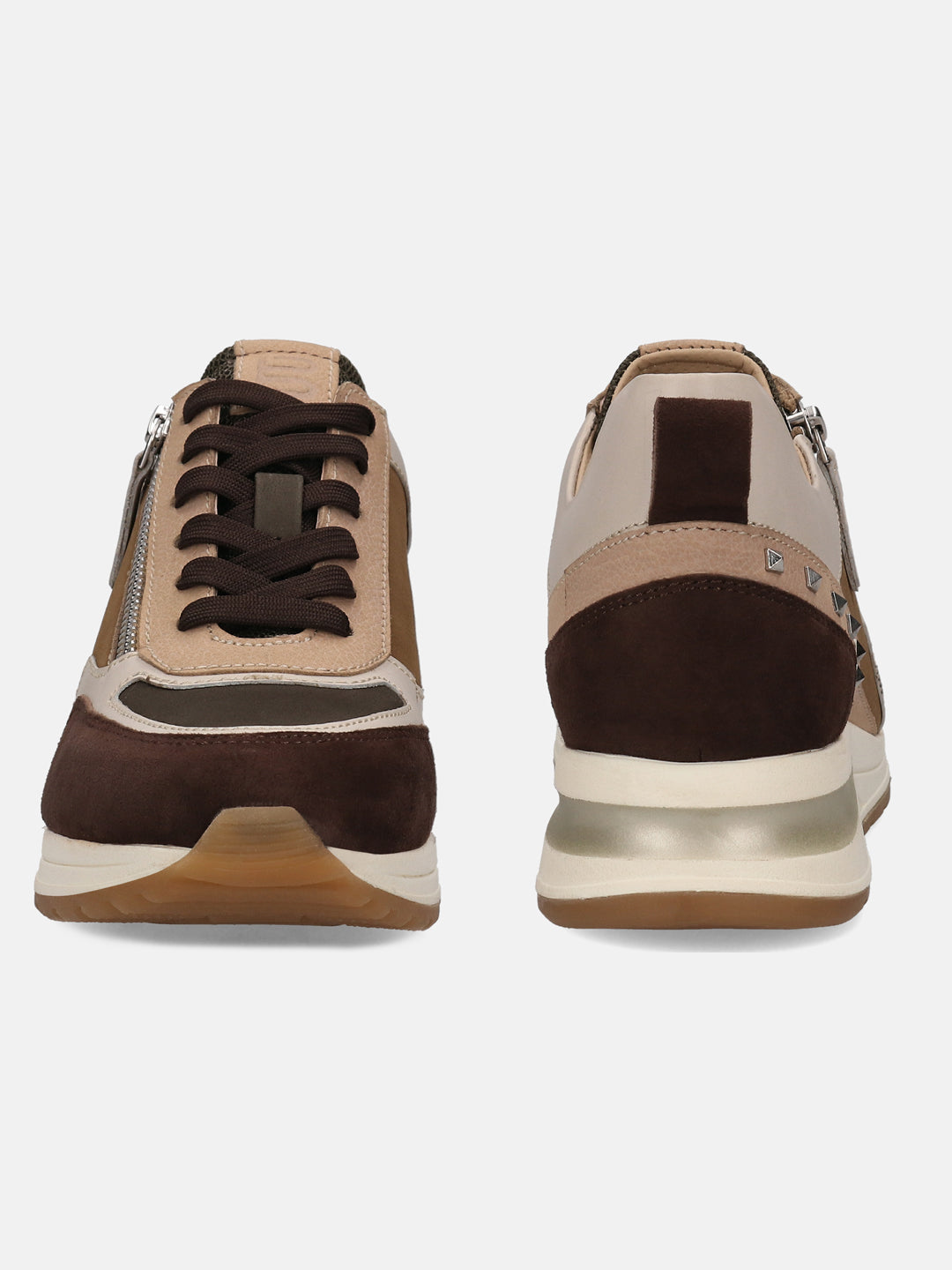 BAGATT Venice Dark Brown Mid Top Sneakers