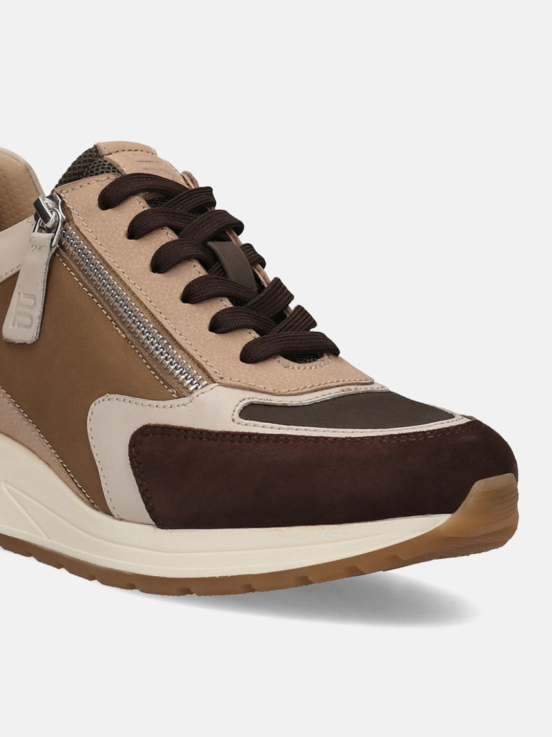 BAGATT Venice Dark Brown Mid Top Sneakers
