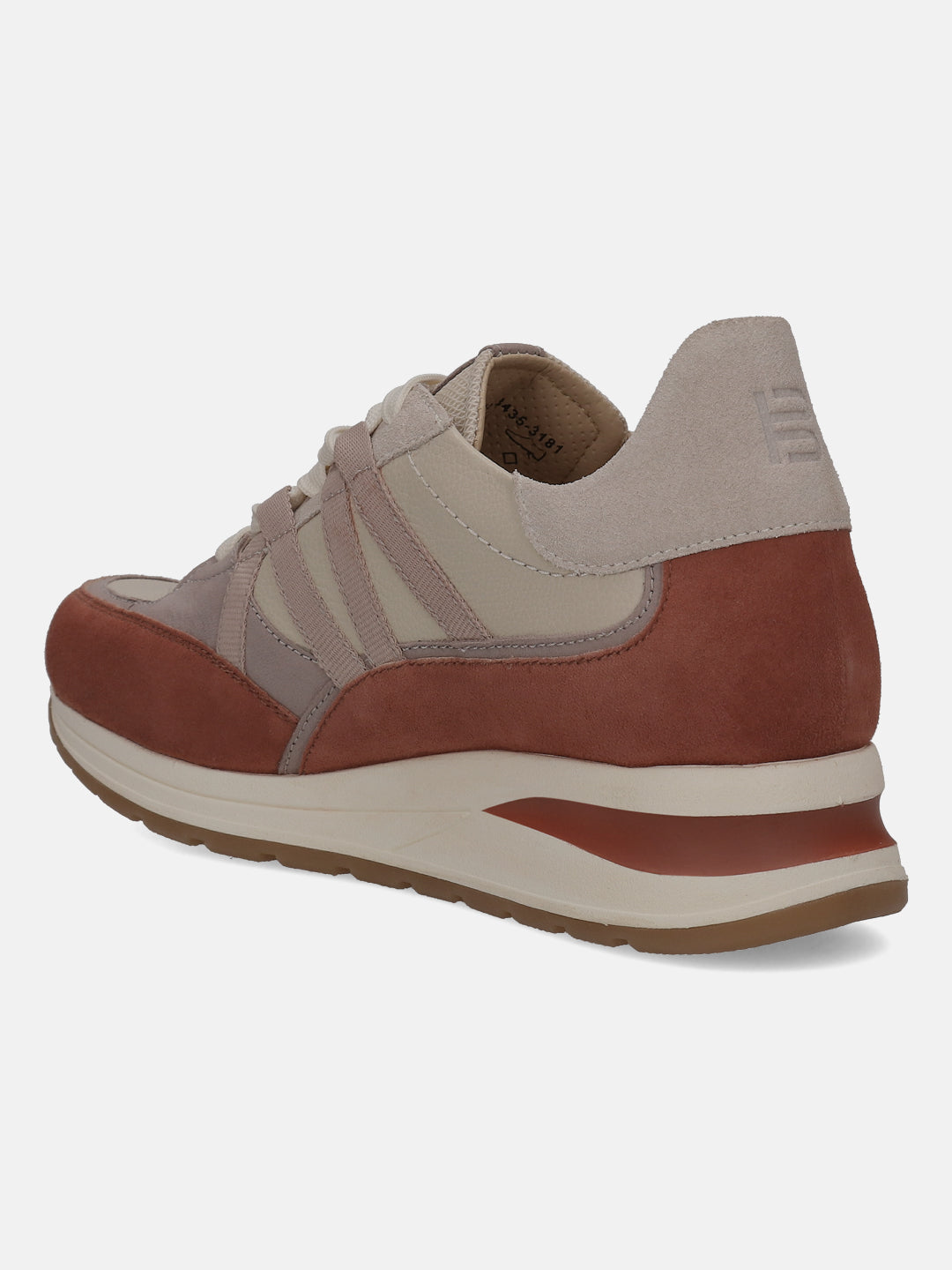 BAGATT Venice Dark Red Mid Top Sneakers