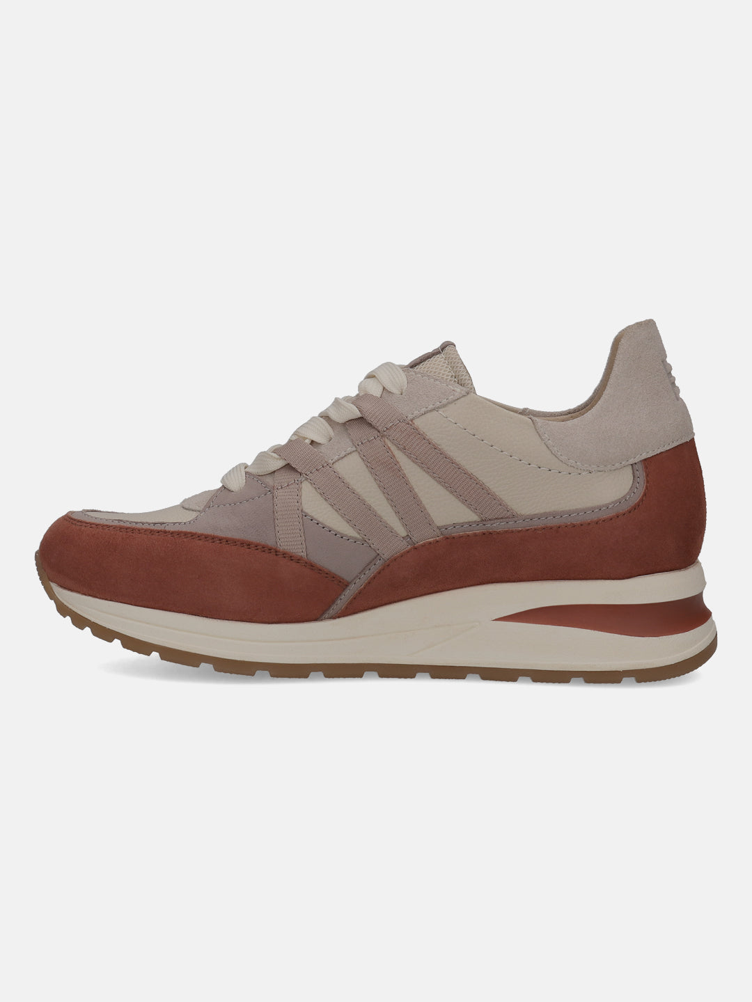 BAGATT Venice Dark Red Mid Top Sneakers