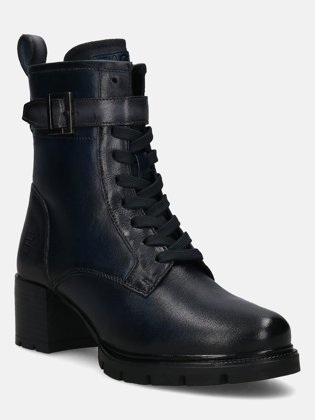 BAGATT Yamila Dark Blue Premium Leather Ankle Boots