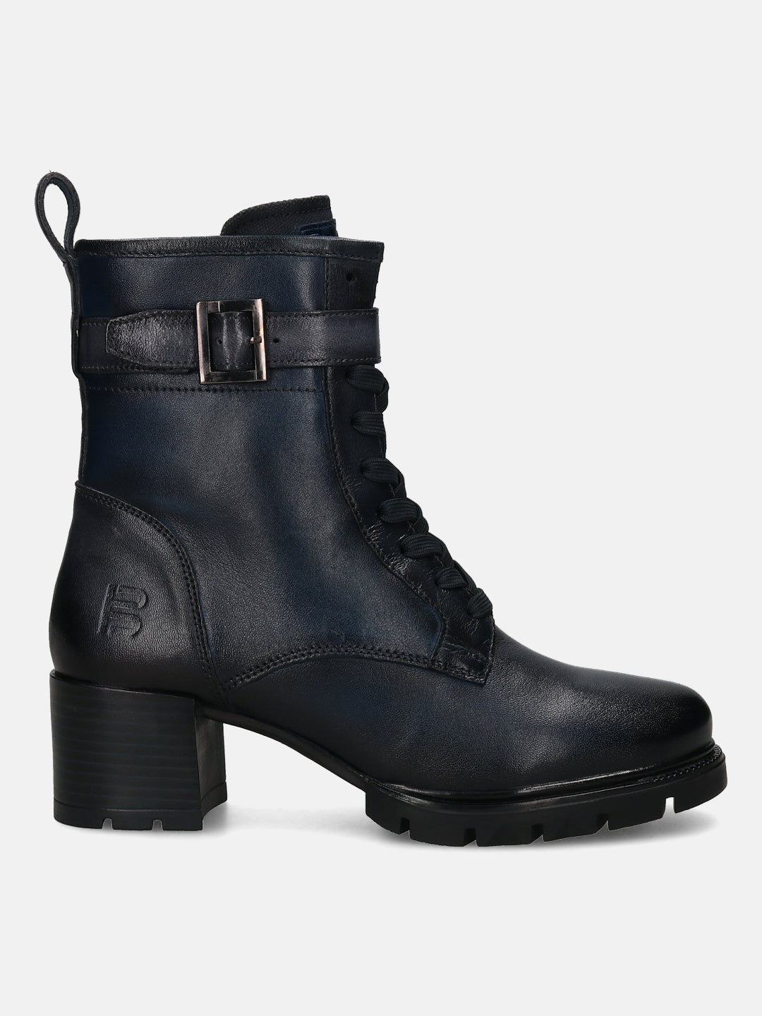 BAGATT Yamila Dark Blue Premium Leather Ankle Boots