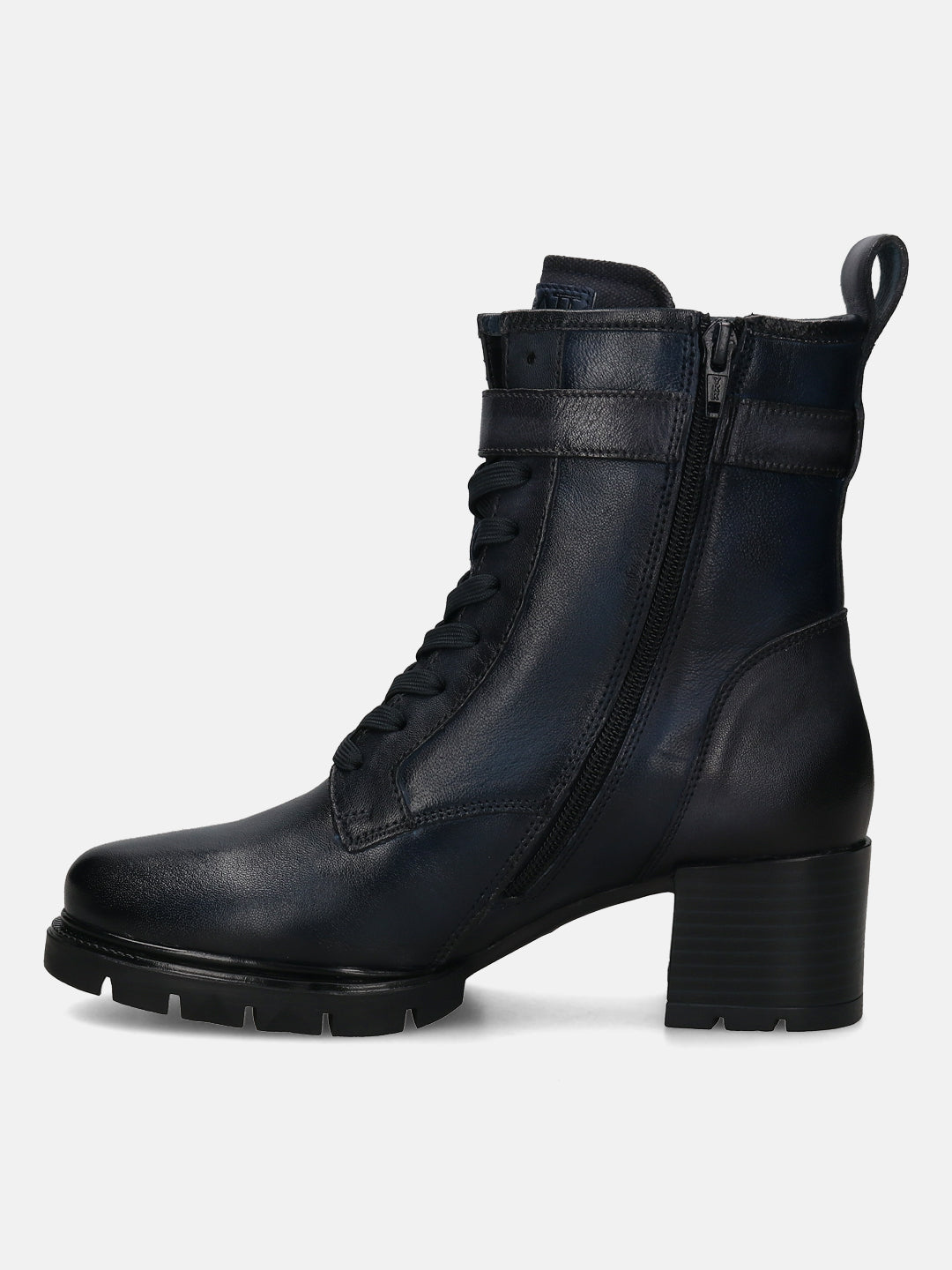 BAGATT Yamila Dark Blue Premium Leather Ankle Boots