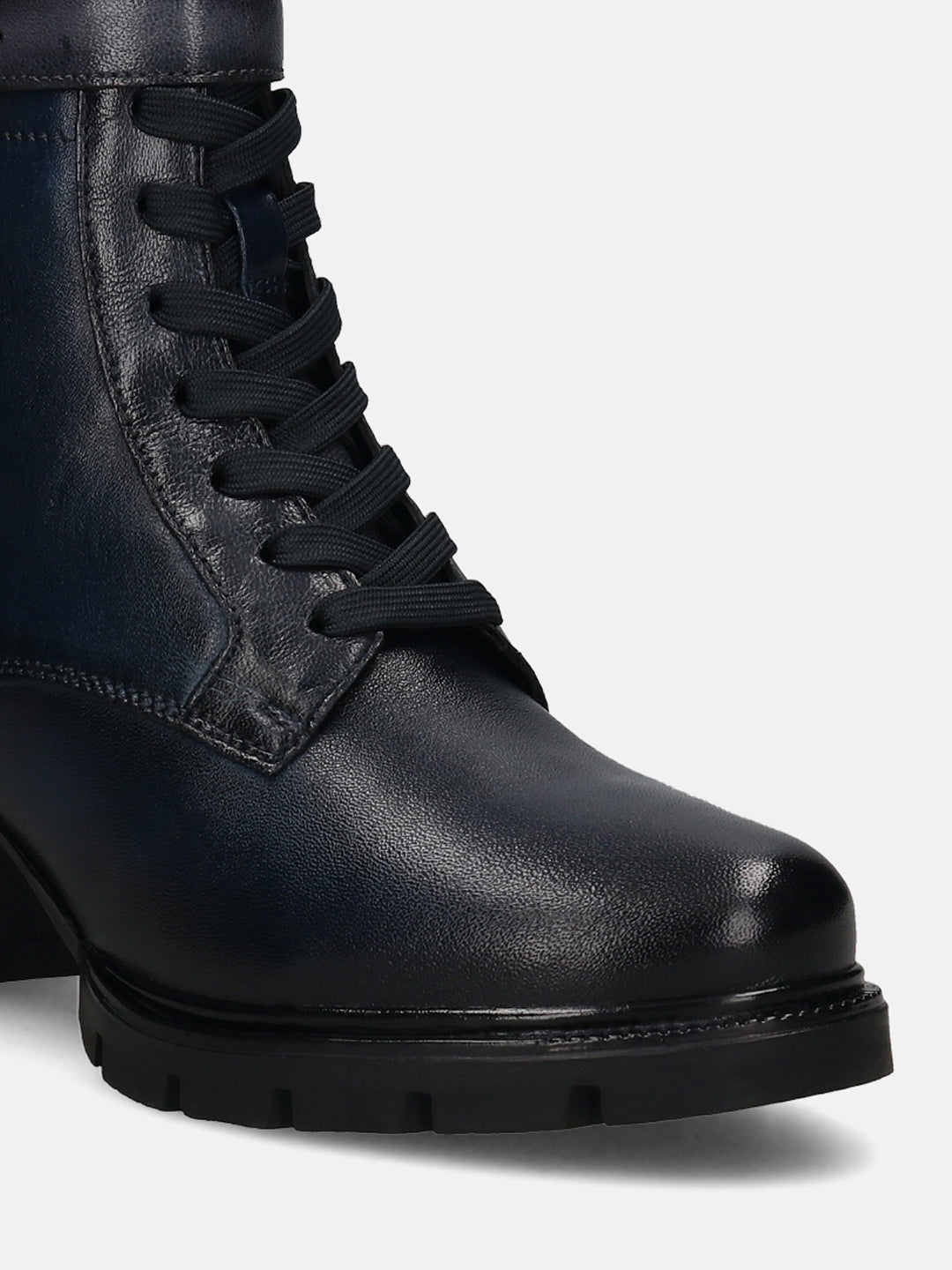 BAGATT Yamila Dark Blue Premium Leather Ankle Boots