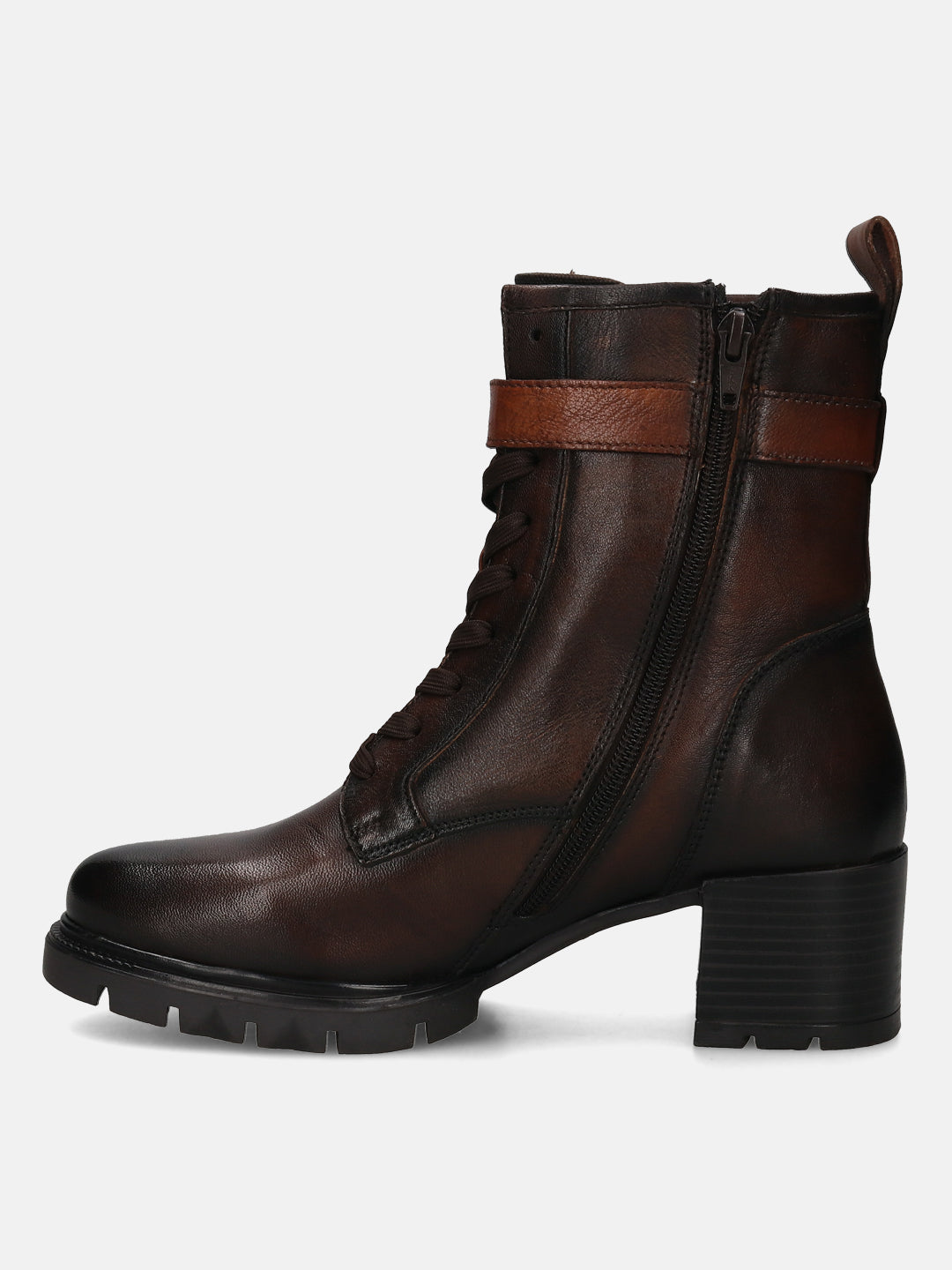 BAGATT Yamila Brown Premium Leather Ankle Boots