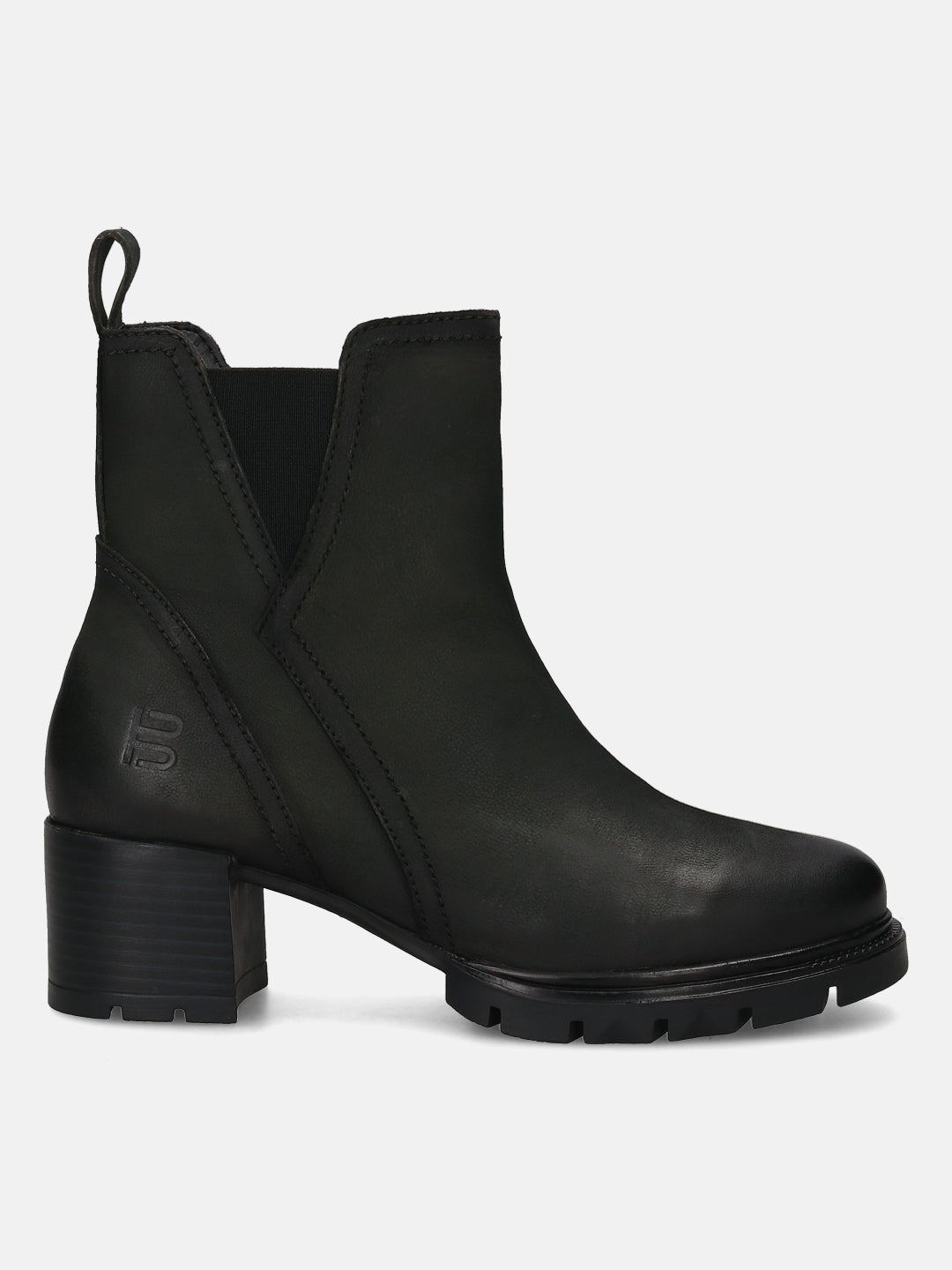 BAGATT Nubuck Leather Dark Green Chelsea Boots