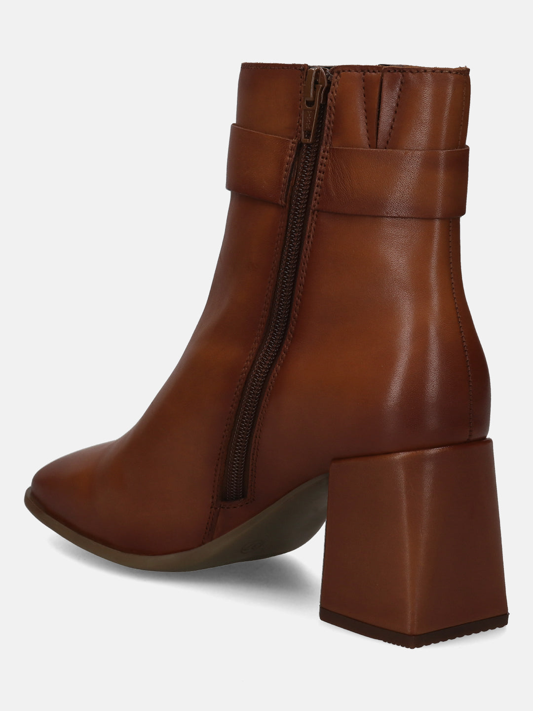 BAGATT Premium Leather Cognac Ankle Boots