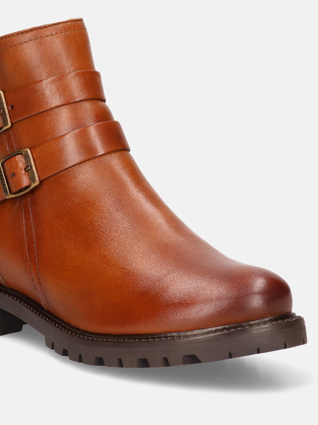 BAGATT Ronja Revo Cognac Premium Leather Ankle Boots