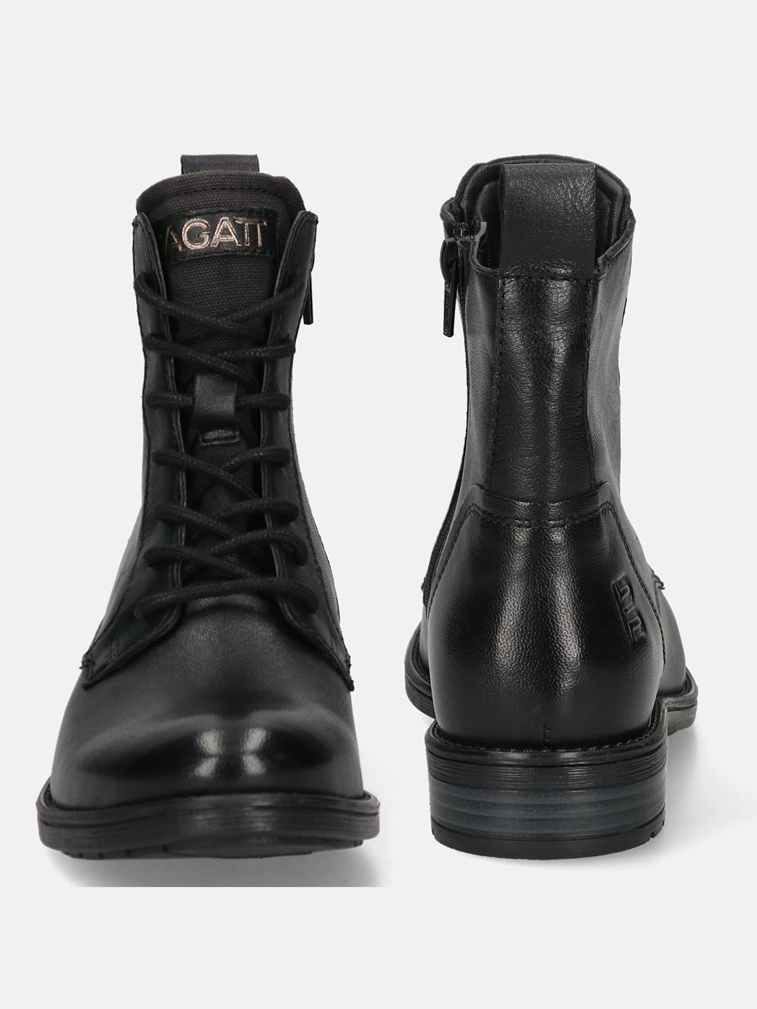 BAGATT Ronja I Black Premium Leather Ankle Boots