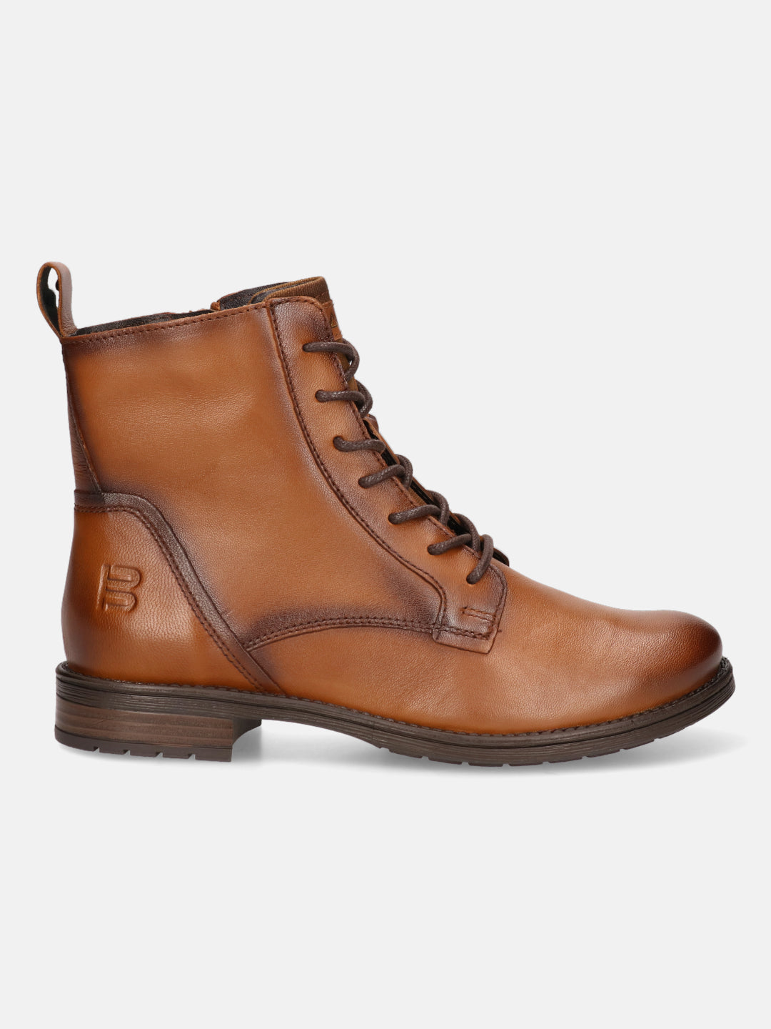 BAGATT Premium Leather Cognac Ankle Boots