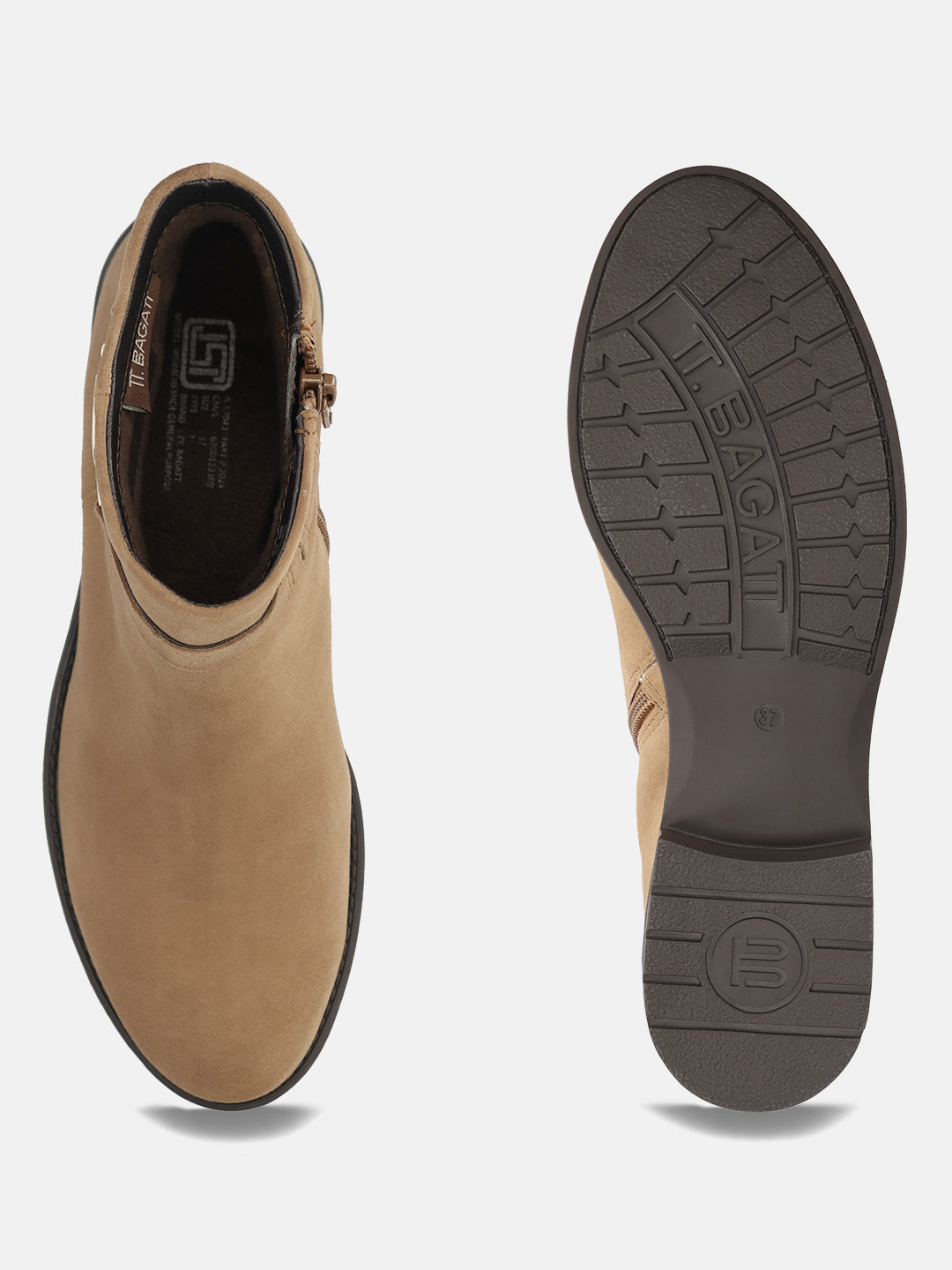 TT.BAGATT Ronja I Light Brown Premium Leather Ankle Boots