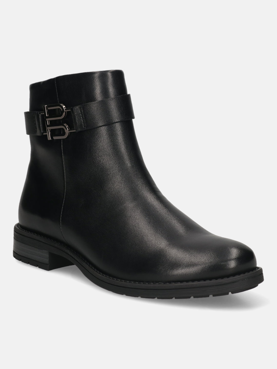 TT.BAGATT Ronja I Black Premium Leather Ankle Boots