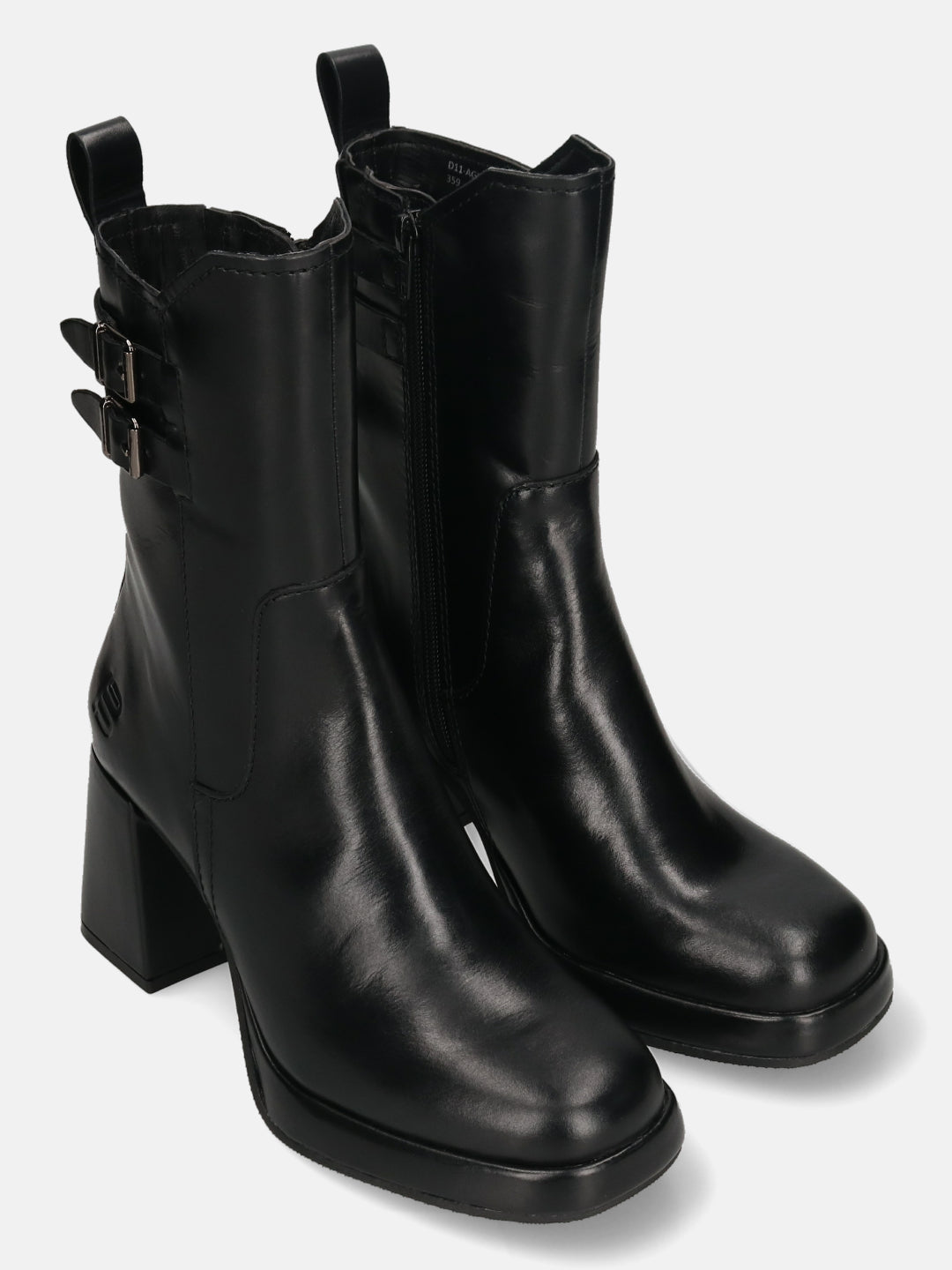 TT.BAGATT Anissa Evo Black Premium Leather Ankle Boots