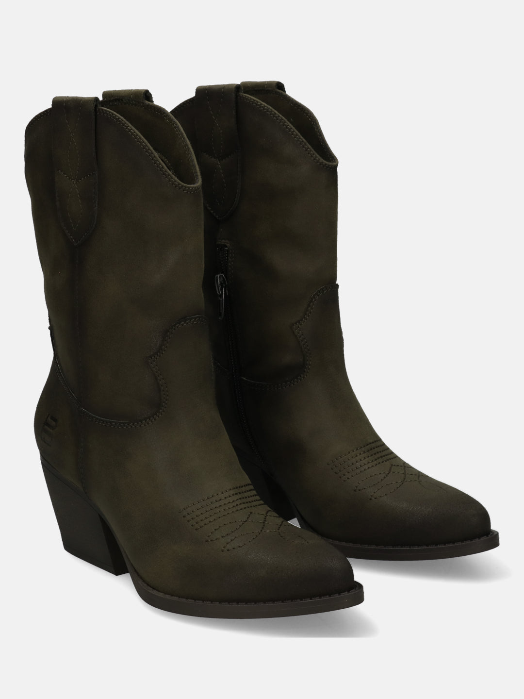 BAGATT  Messina Dark Green Cow boy Boots