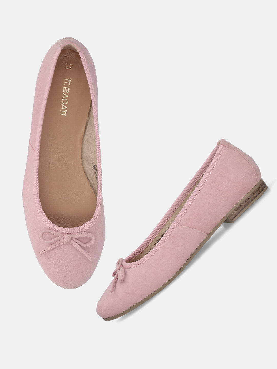 TT.BAGATT Alinah rose Premium Leather Slip-Ons