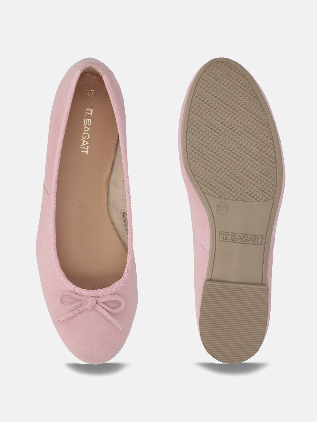 TT.BAGATT Alinah rose Premium Leather Slip-Ons