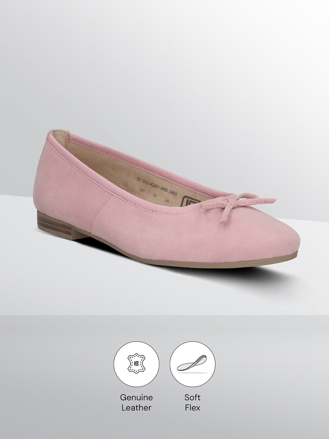 TT.BAGATT Alinah rose Premium Leather Slip-Ons