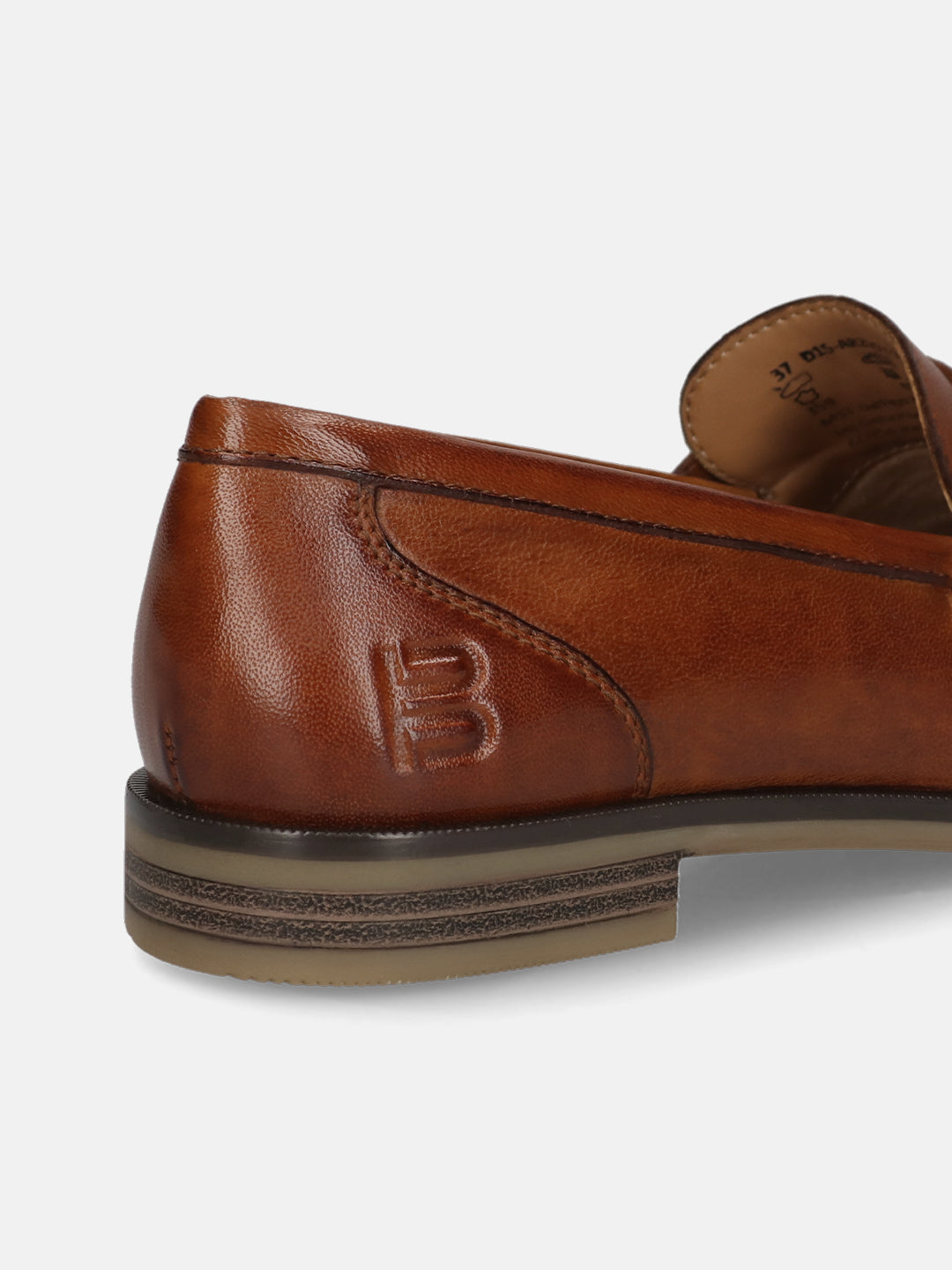 BAGATT Cognac Premium Leather Slip-Ons