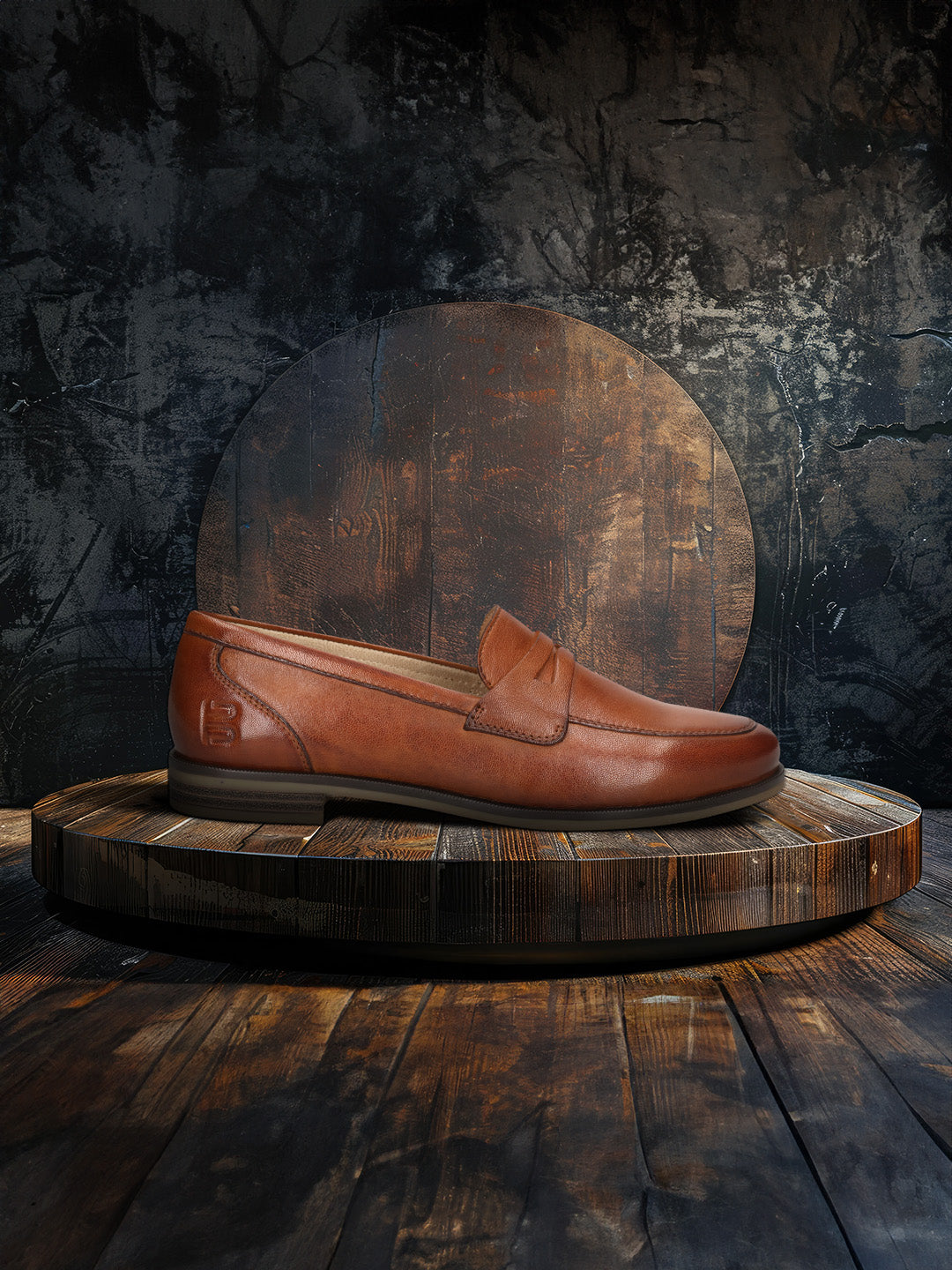TT.BAGATT Edwina cognac Premium Leather Slip-Ons