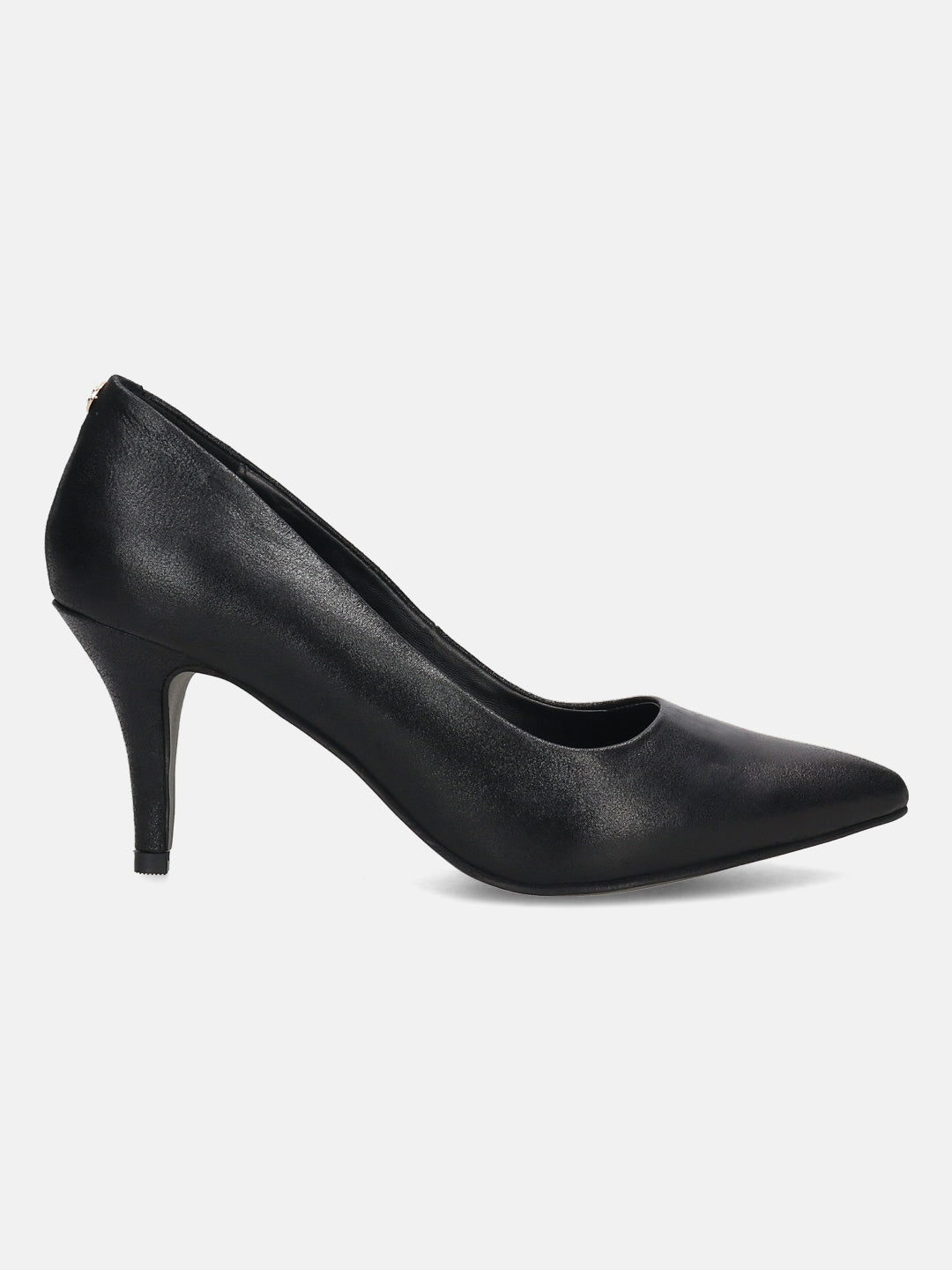 BAGATT Premium Leather Black Court Shoe