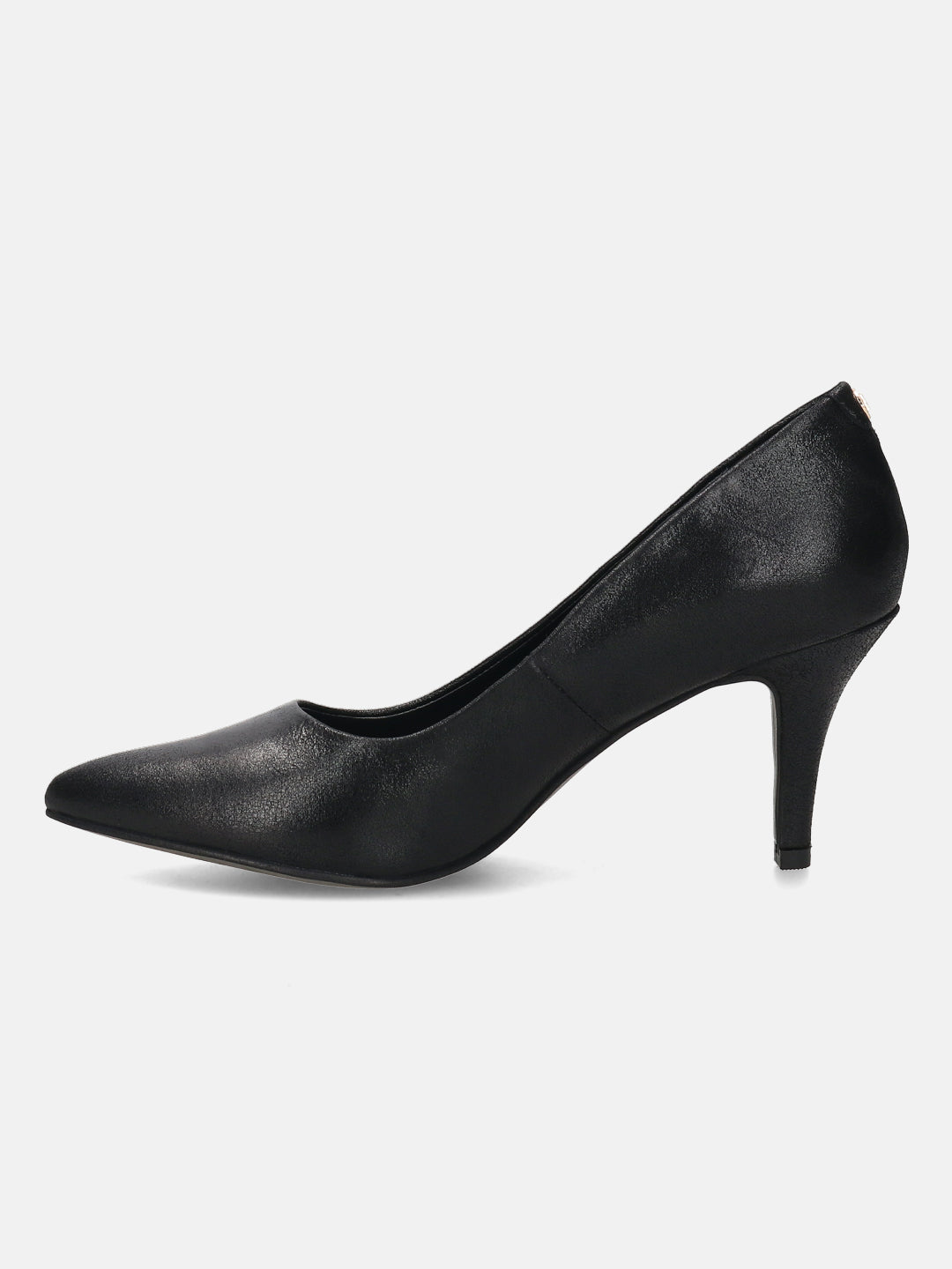 BAGATT Premium Leather Black Court Shoe