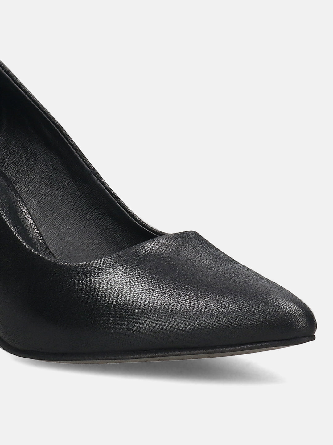 BAGATT Premium Leather Black Court Shoe