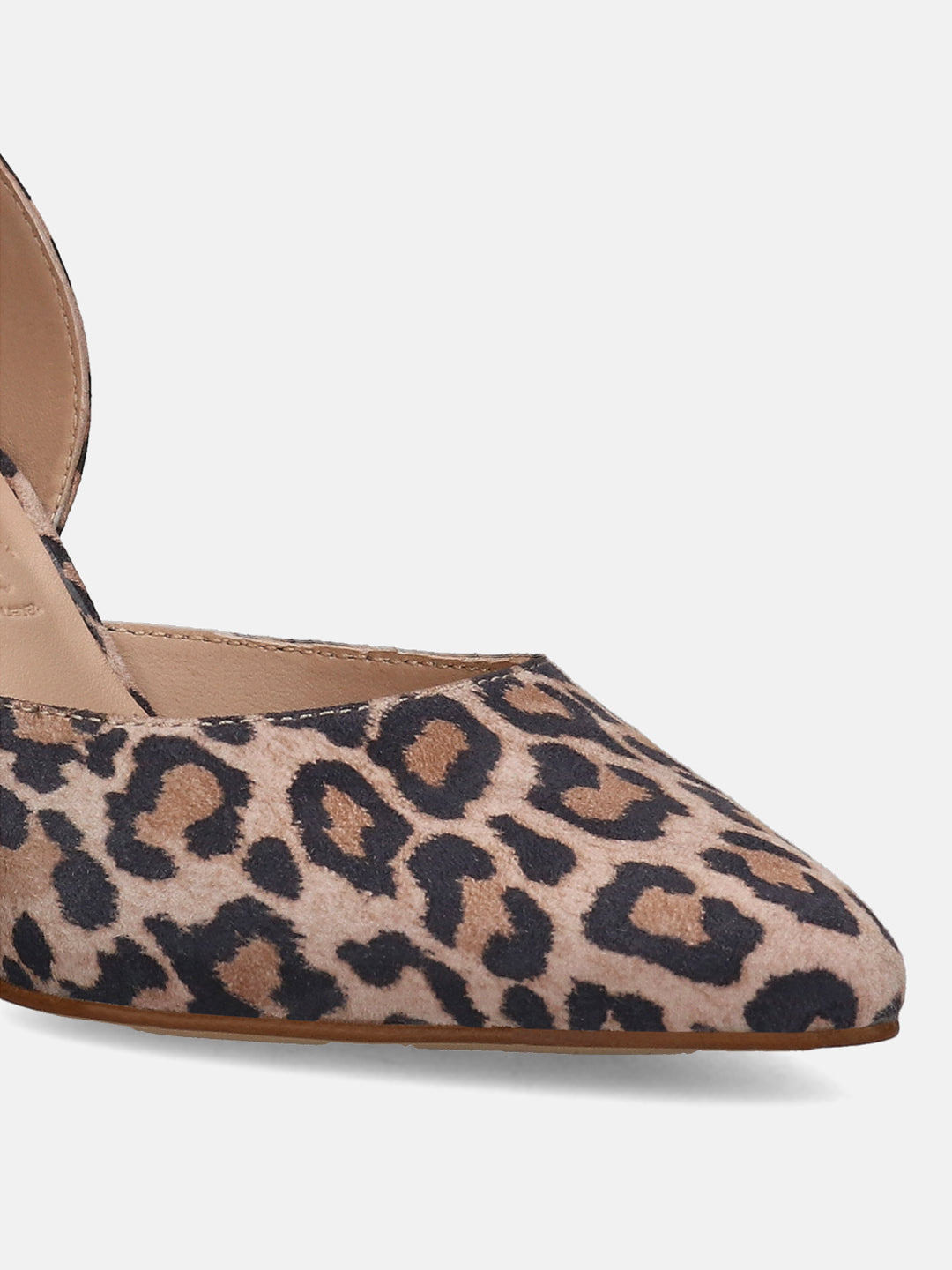 BAGATT Jemila Animal Print Premium Leather Slingback Stilettos Heels