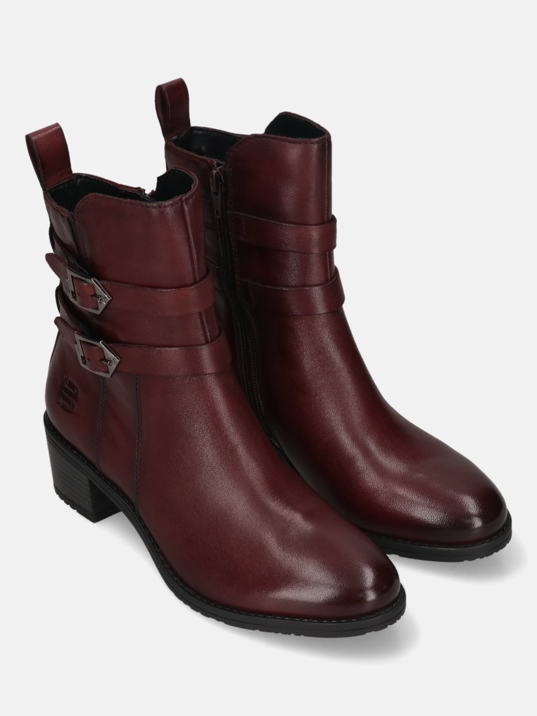 TT.BAGATT Ruby I Bordo Premium LeatherAnkle Boots