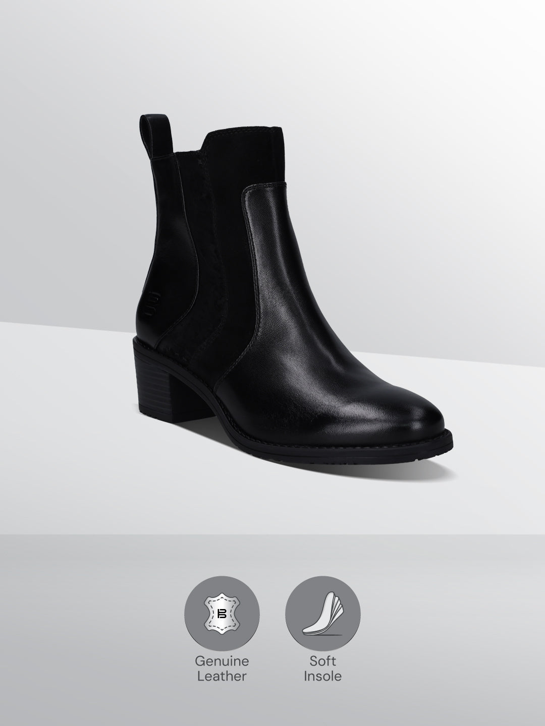 TT.BAGATT Ruby I Black Premium LeatherAnkle Boots