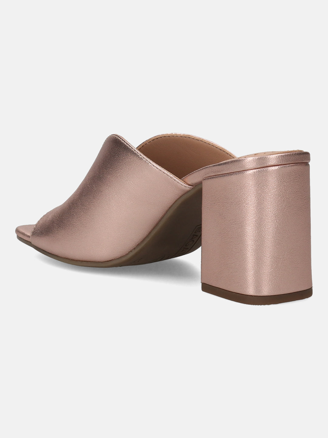 BAGATT Rosella Rose Leather Mules Heels