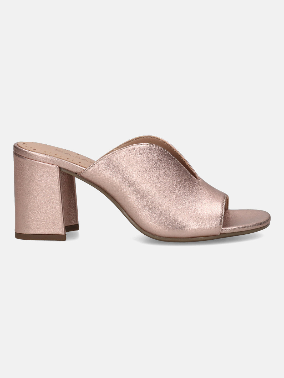 BAGATT Rosella Rose Leather Mules Heels