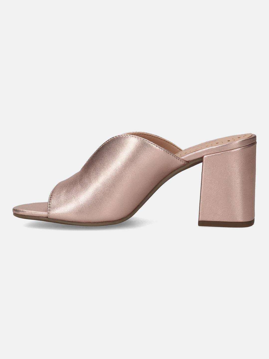 BAGATT Rosella Rose Leather Mules Heels