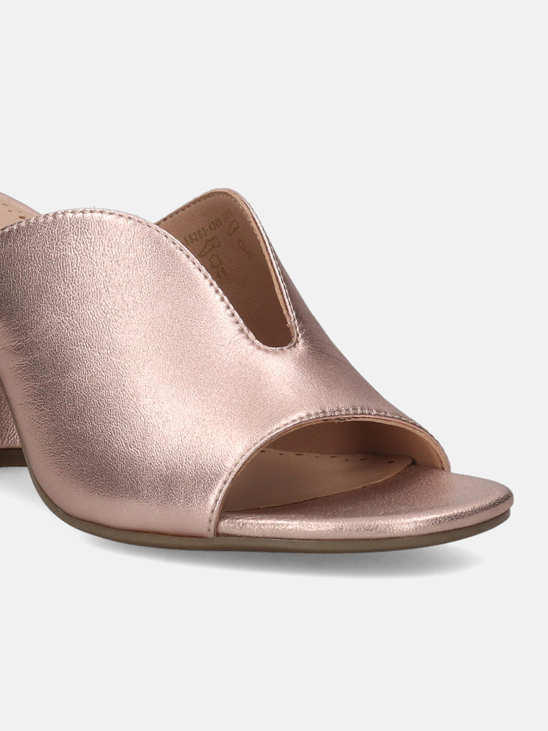BAGATT Rosella Rose Leather Mules Heels