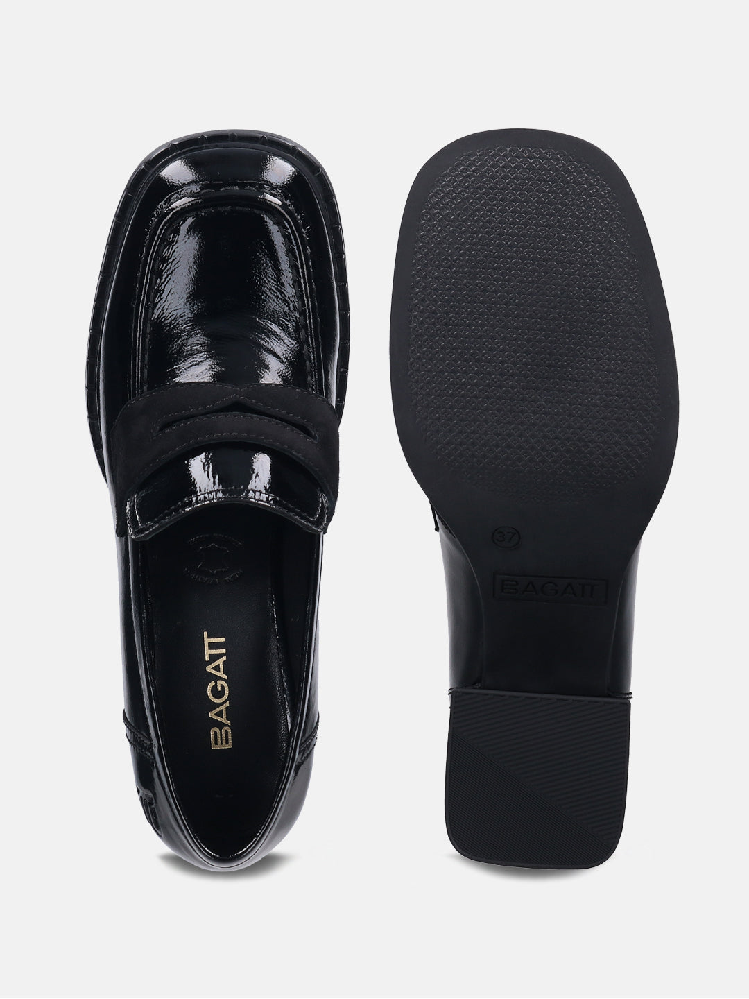 BAGATT  Scala Black Premium Leather Pumps