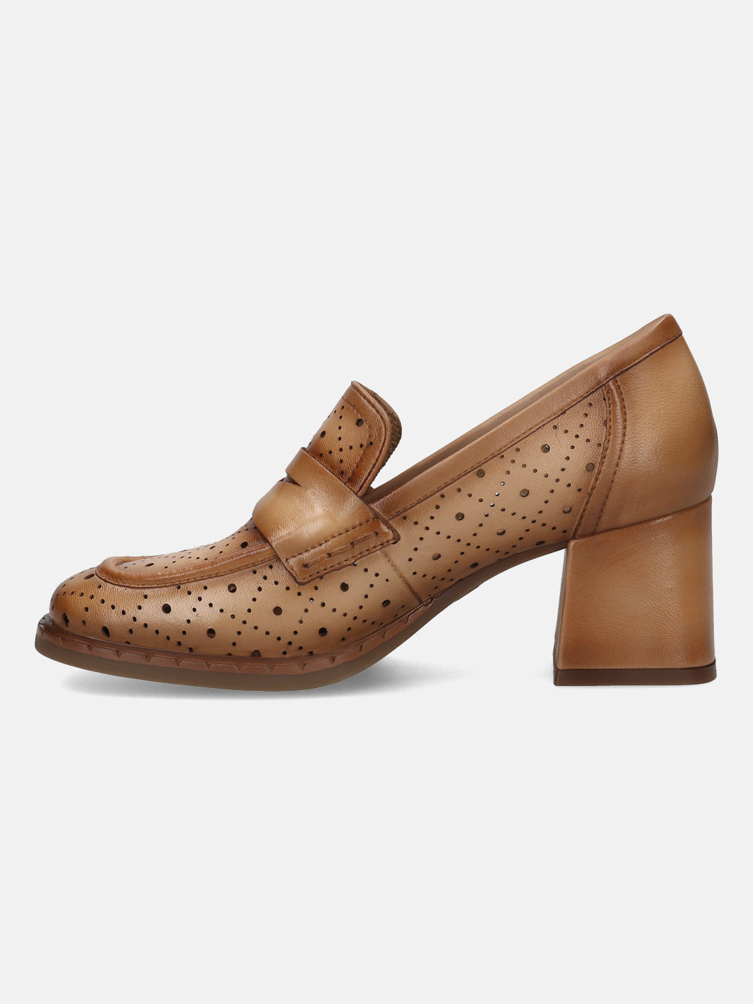 BAGATT Scala Light Brown Premium Leather Pumps