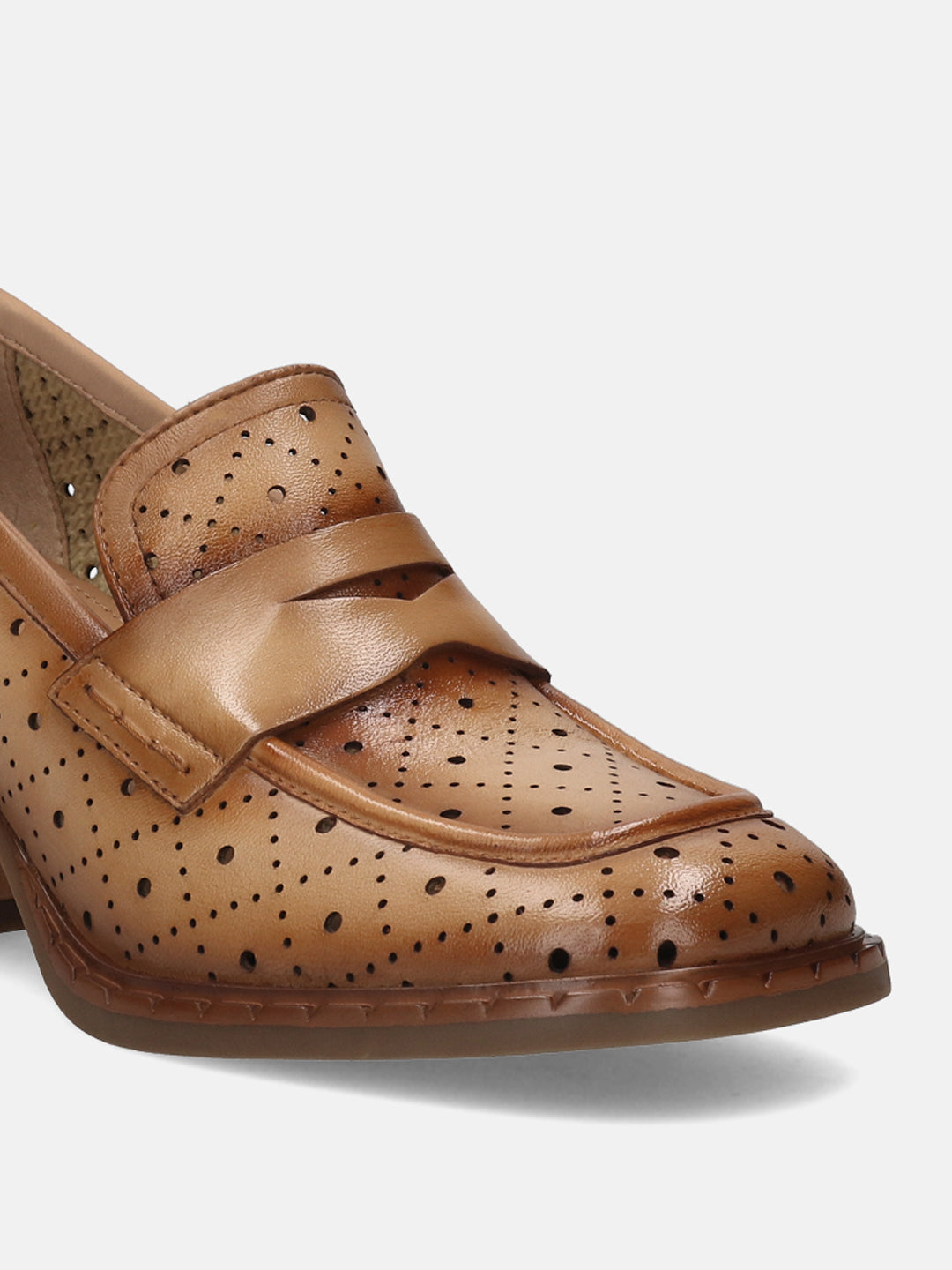 BAGATT Scala Light Brown Premium Leather Pumps