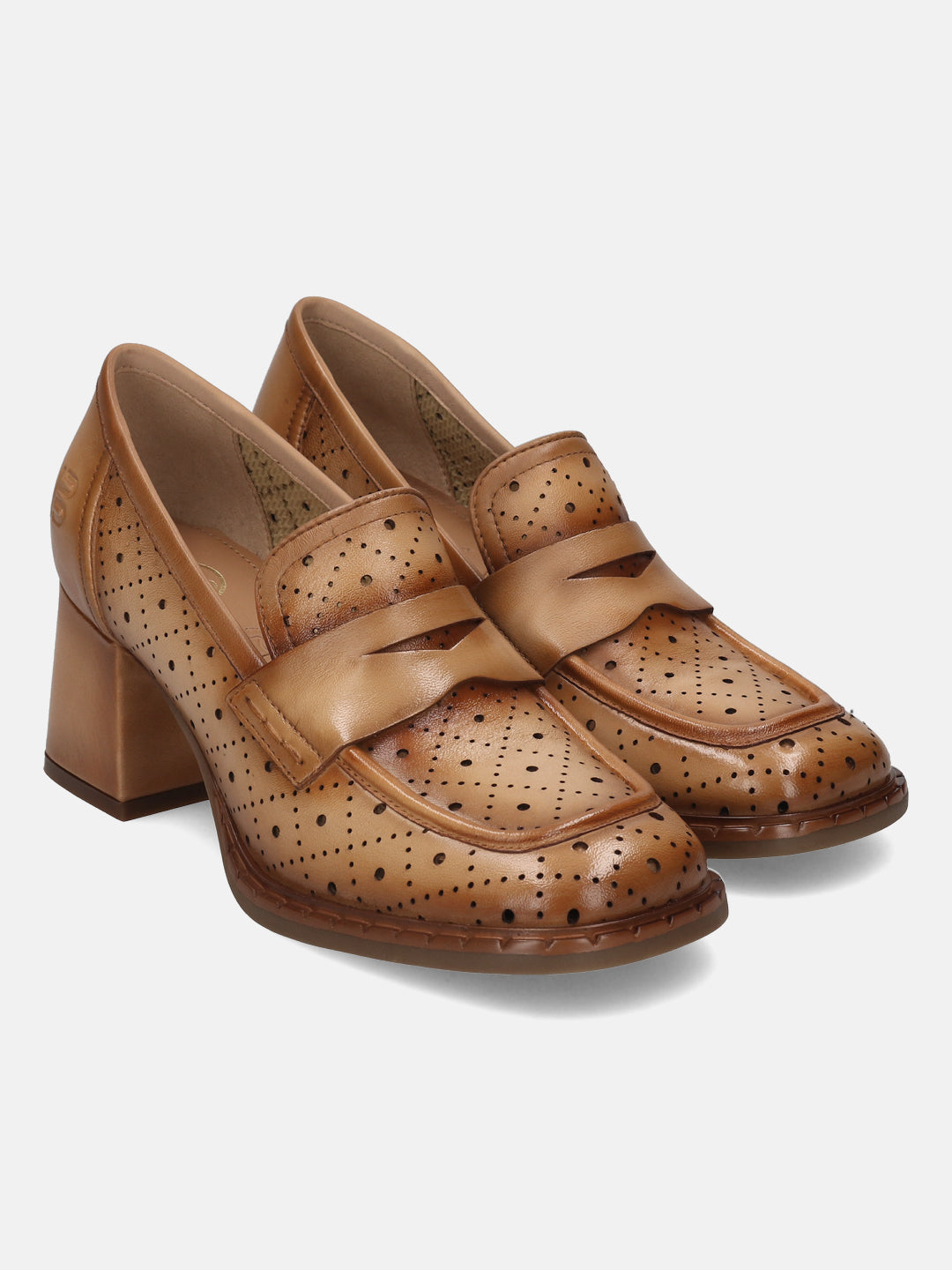 BAGATT Scala Light Brown Premium Leather Pumps