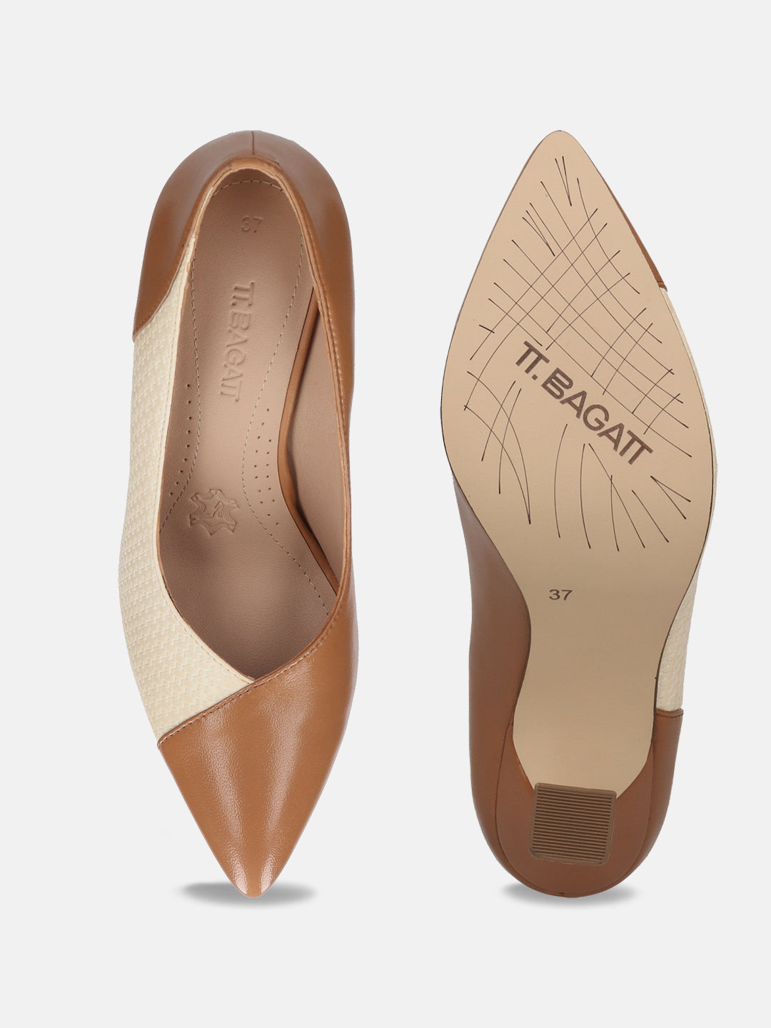 TT.BAGATT Barletta cognac Premium Leather Pumps