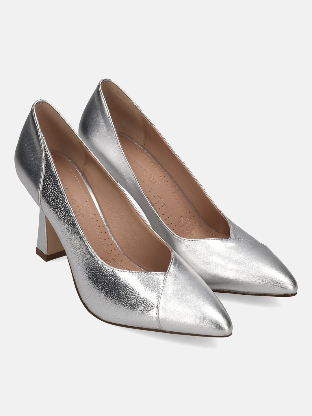TT.BAGATT Barletta silver Premium Leather Pumps