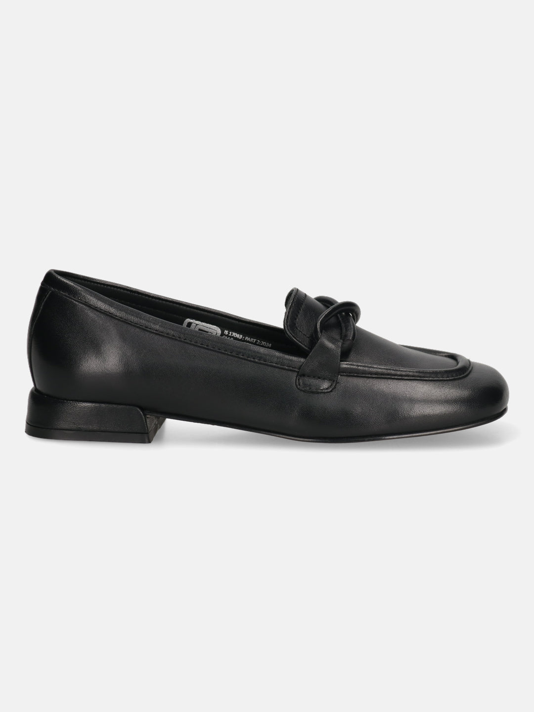 TT.BAGATT Genova Black Premium Leather Loafers Slip-Ons