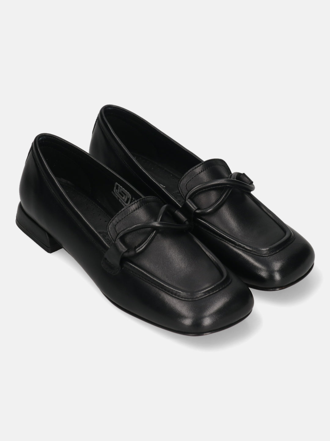 TT.BAGATT Genova Black Premium Leather Loafers Slip-Ons