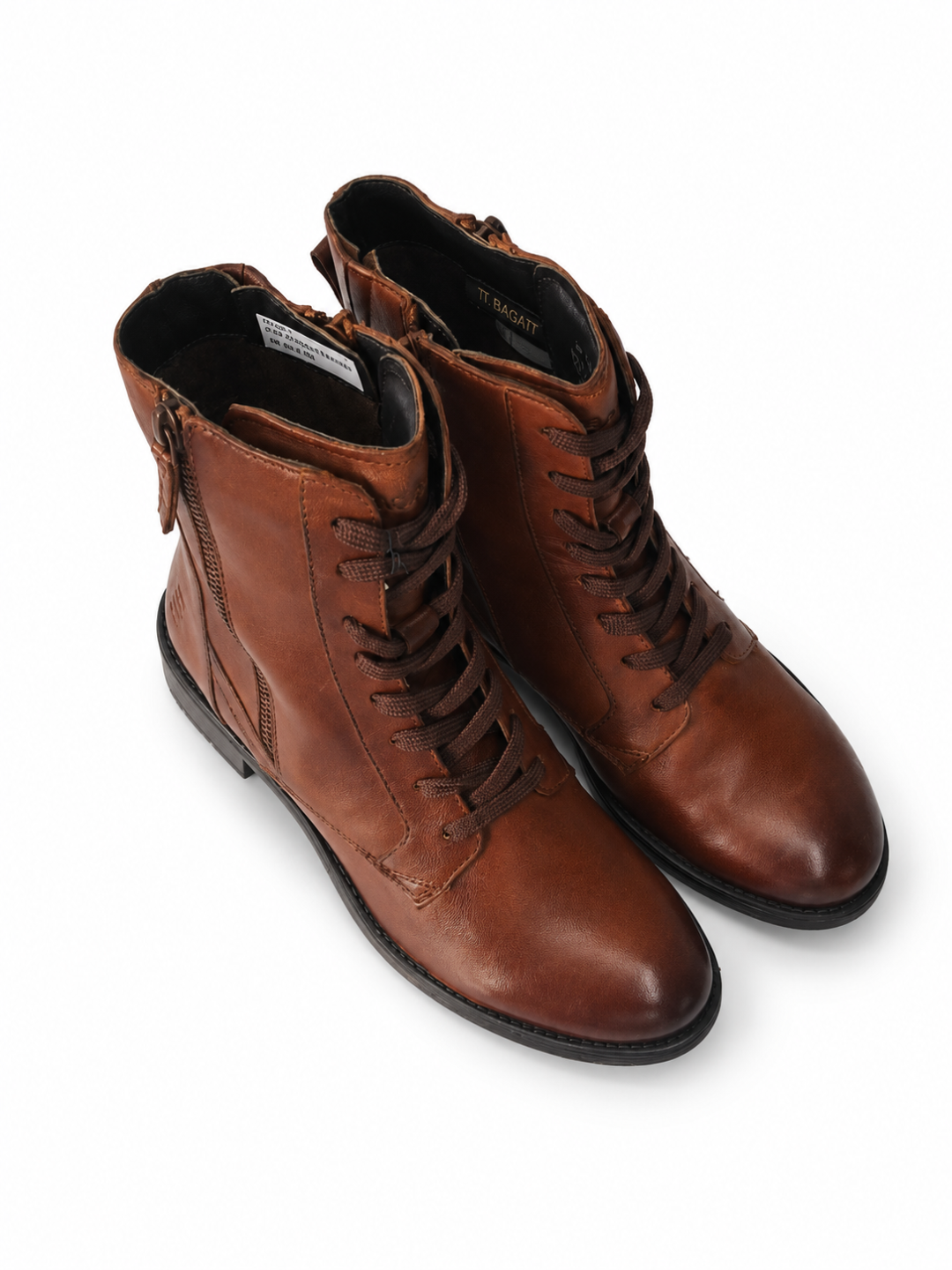 TT.BAGATT Ronja I Cognac Premium Leather Ankle Boots