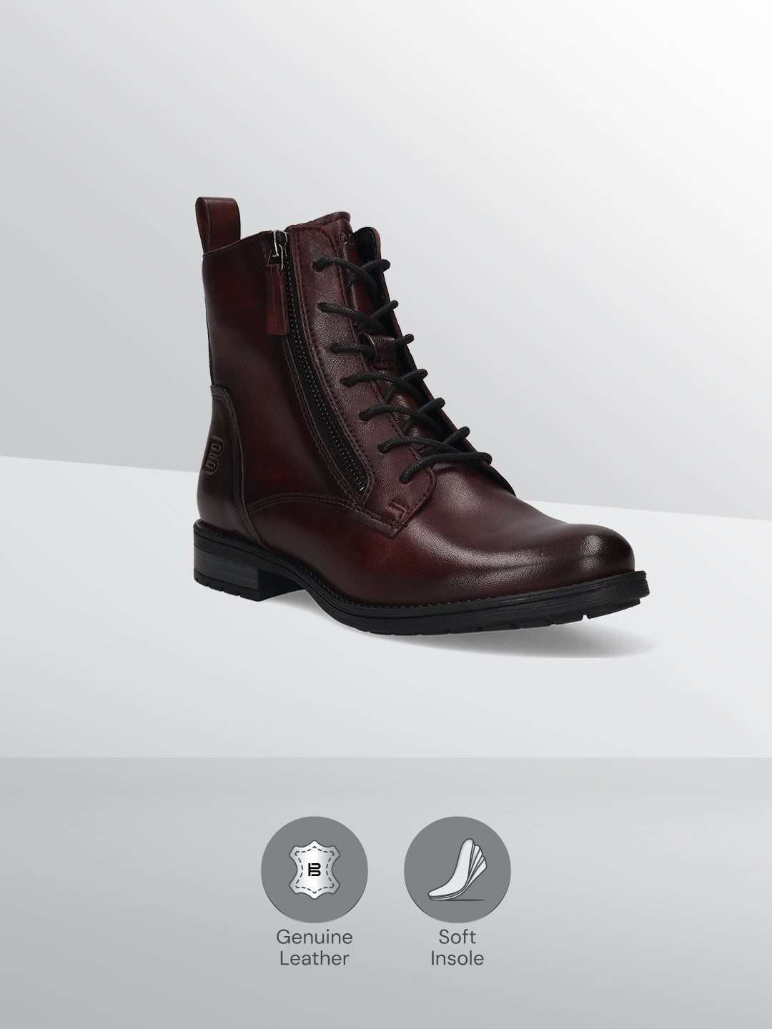 TT.BAGATT Ronja I Bordo Premium LeatherAnkle Boots