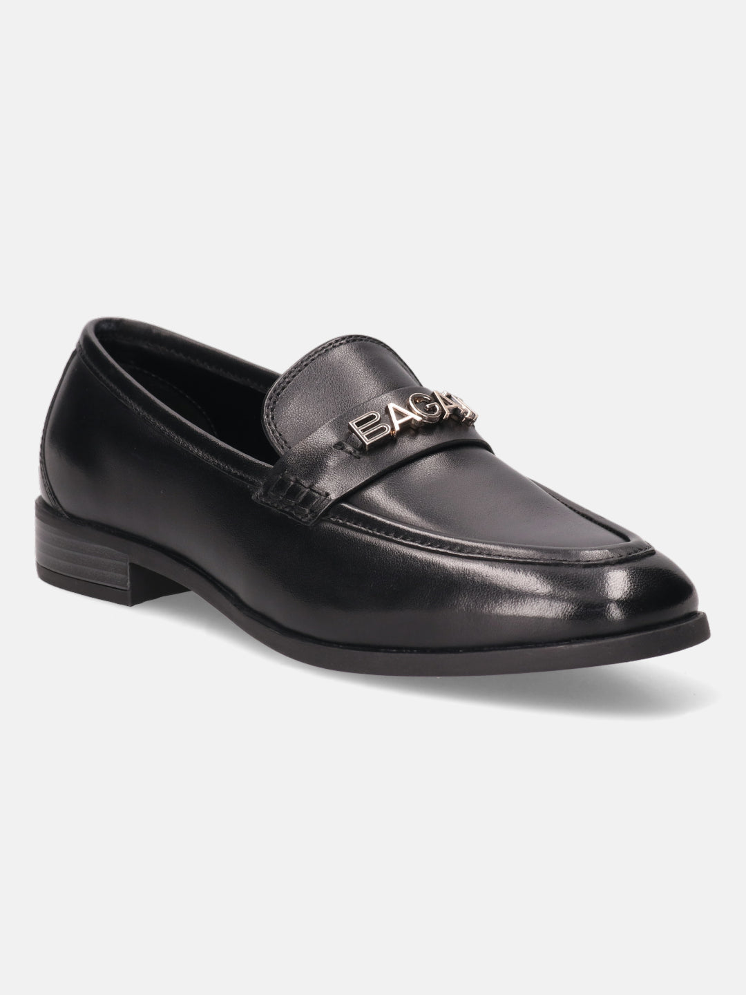 BAGATT Rosalie Black Premium Leather Loafers Slip-Ons